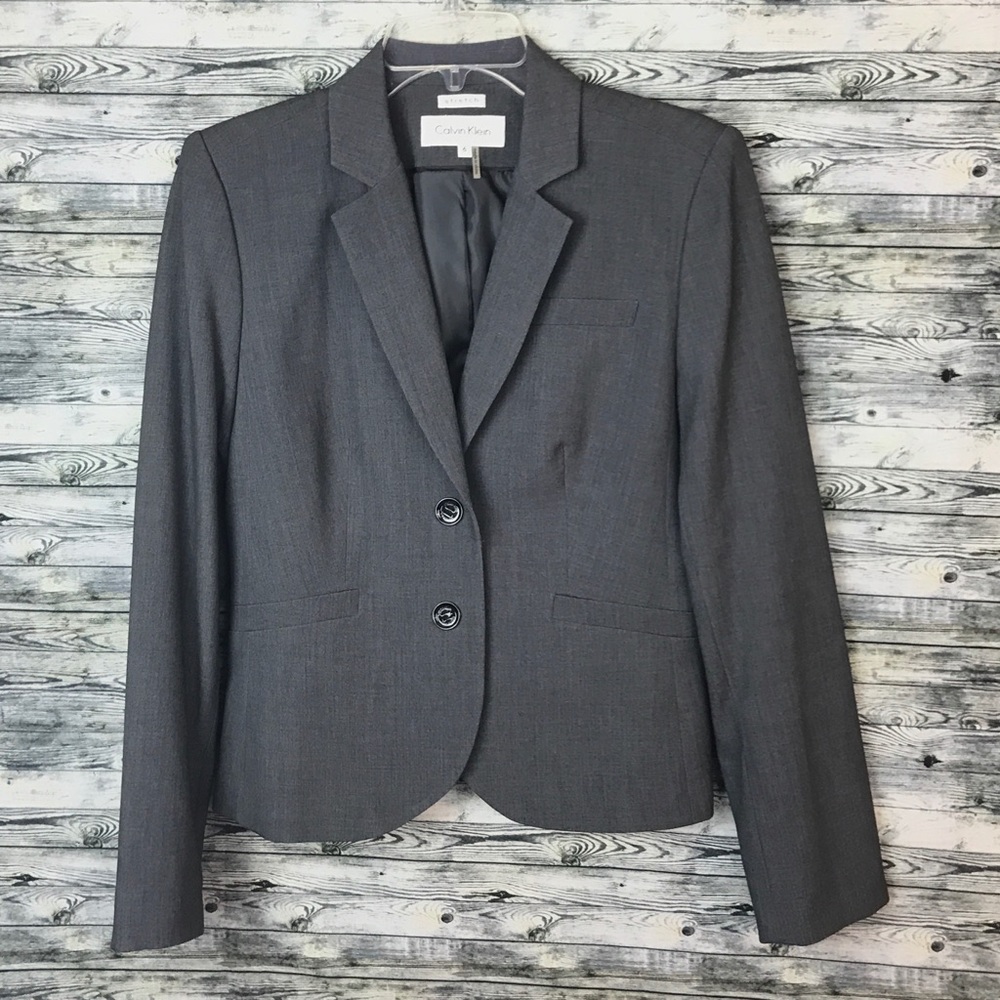 Calvin Klein Two-Button Blazer